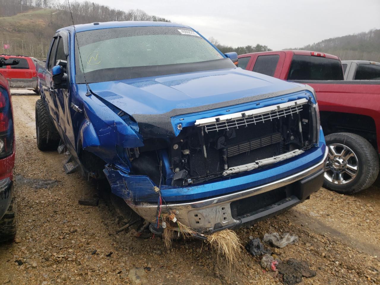 FORD F150 SUPER 2014 with VIN 1FTFX1EF5EFB75700 - Photo from auction