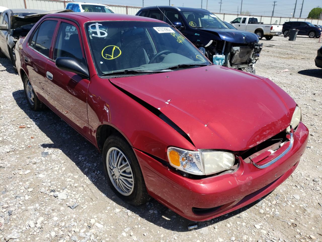 Photo 1 from auction – 2001 TOYOTA COROLLA CE with VIN 1NXBR12E21Z547211