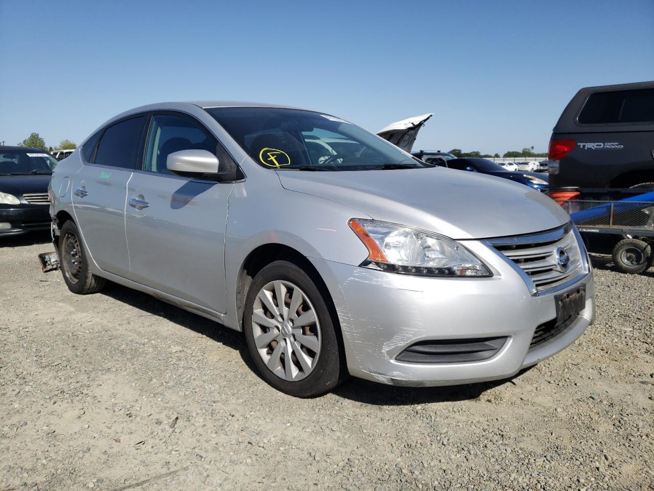 NISSAN SENTRA S 2014 with VIN 3N1AB7AP4EY214816 - Photo from auction
