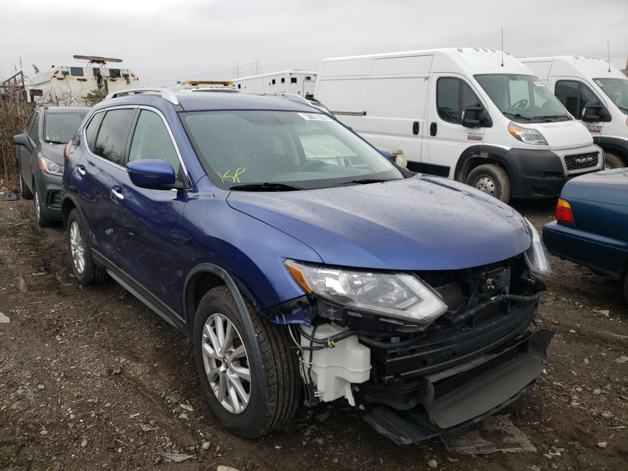 NISSAN ROGUE S 2018 with VIN KNMAT2MT9JP551046 - Photo from auction