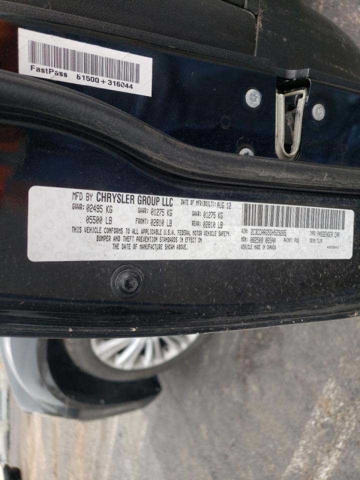 Photo 10 from auction – 2013 CHRYSLER 300 with VIN 2C3CCARG5DH529265