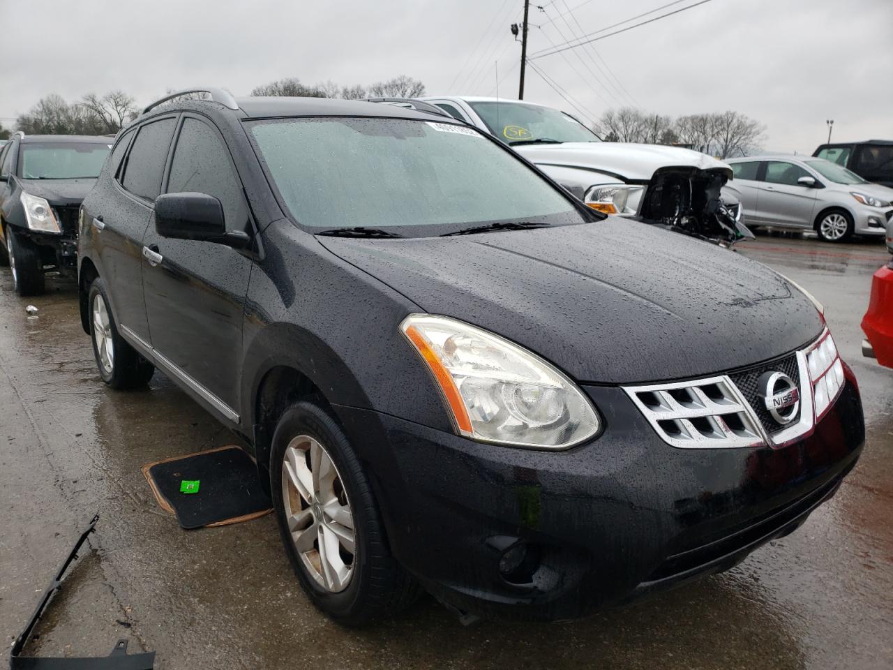 NISSAN ROGUE S 2012 with VIN JN8AS5MT4CW611025 - Photo from auction