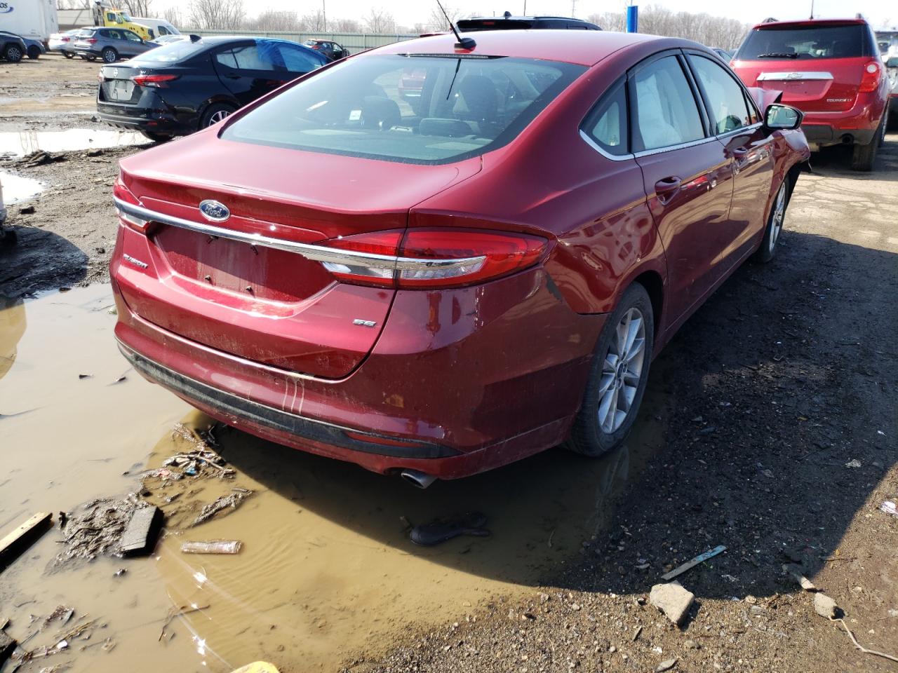 Photo 4 from auction – 2017 FORD FUSION SE with VIN 3FA6P0H77HR119253