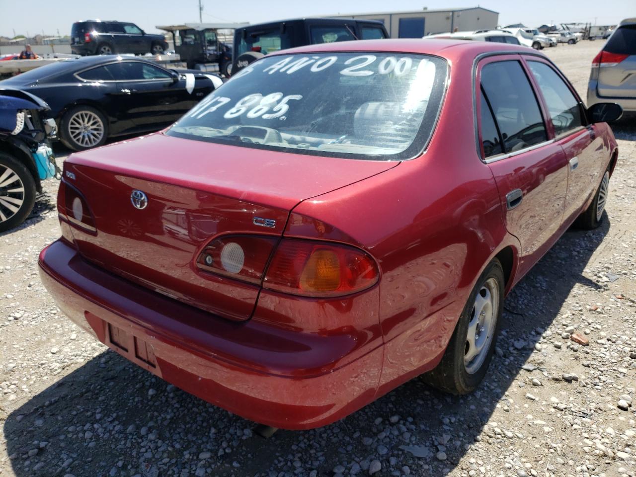 Photo 4 from auction – 2001 TOYOTA COROLLA CE with VIN 1NXBR12E21Z547211