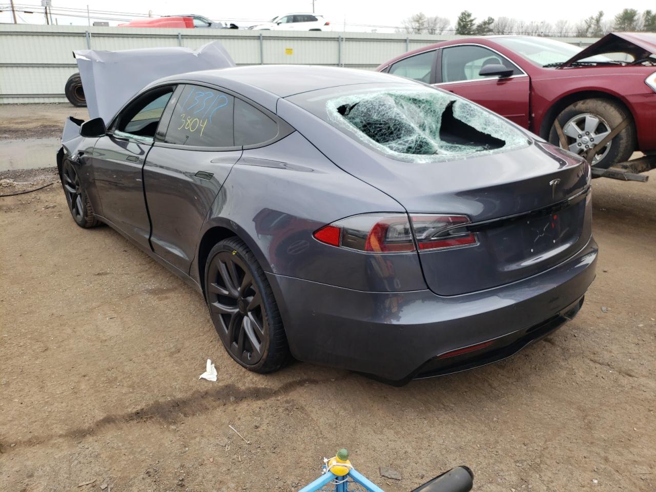 Photo 3 from auction – 2022 TESLA MODEL S with VIN 5YJSA1E52NF469292