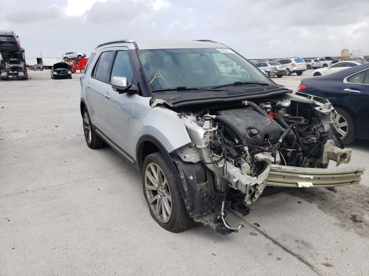 FORD EXPLORER L 2017 with VIN 1FM5K7F82HGC27002 - Photo from auction