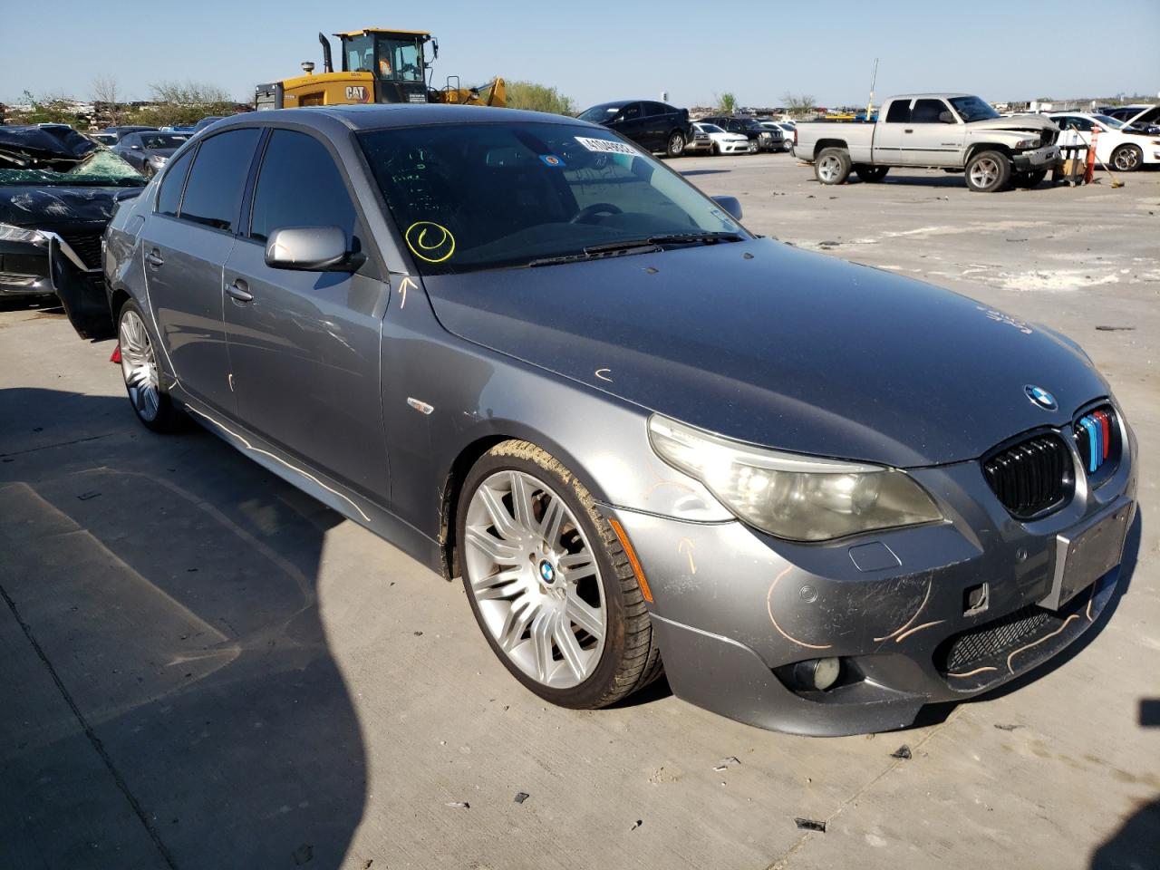 BMW 550 I 2008 with VIN WBANW53528CT53419 - Photo from auction