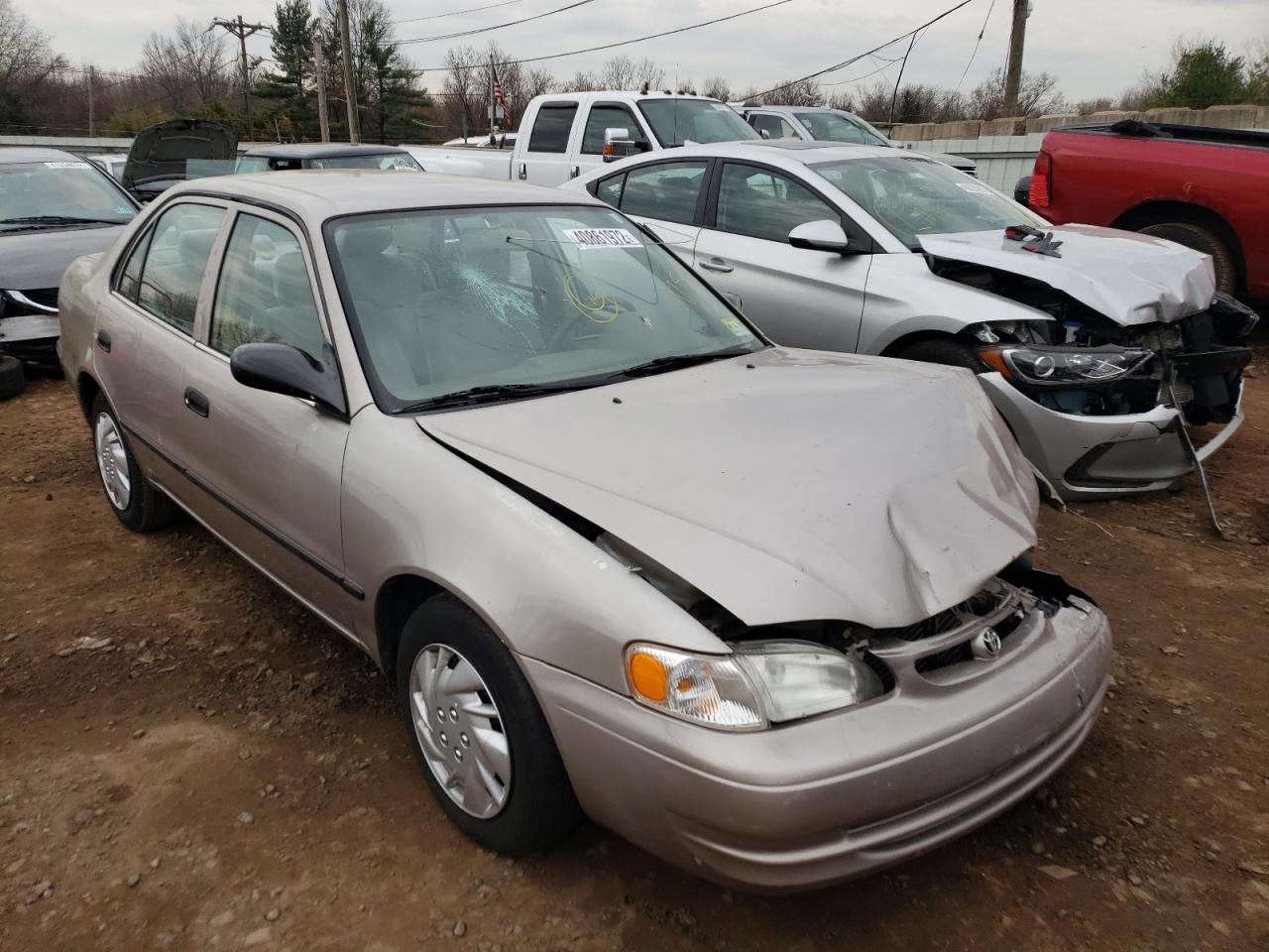 TOYOTA COROLLA VE 2000 with VIN 2T1BR12E6YC360680 - Photo from auction