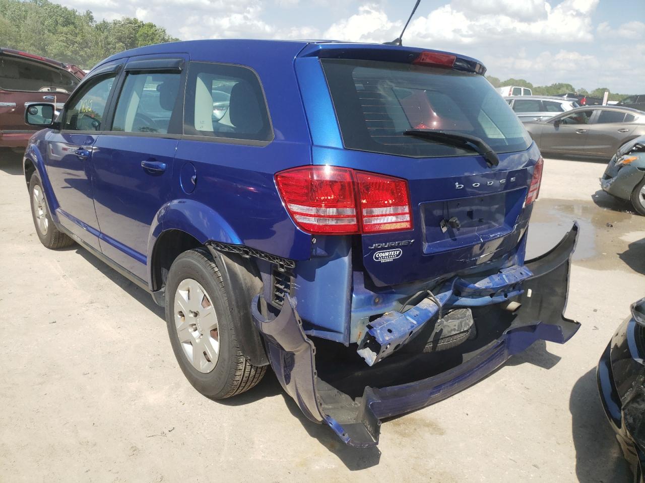 Photo 3 from auction – 2012 DODGE JOURNEY SE with VIN 3C4PDCAB5CT296189