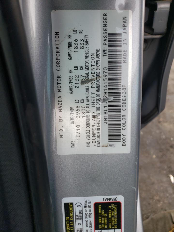 Foto 10 de la subasta – 2011 MAZDA 3 I con VIN JM1BL1UF2B1415970