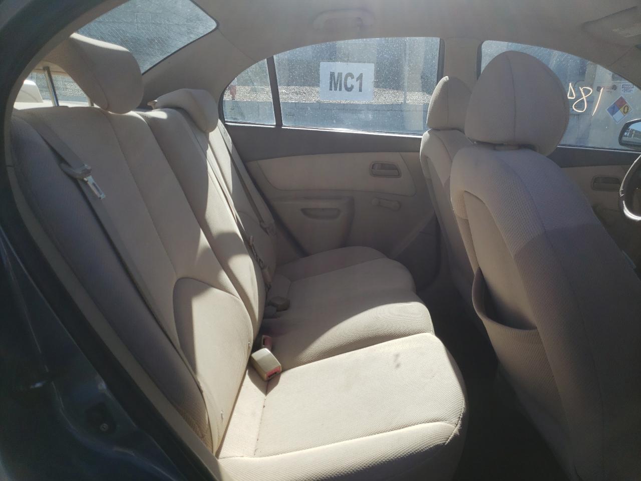 Photo 6 from auction – 2007 KIA RIO BASE with VIN KNADE123176270519