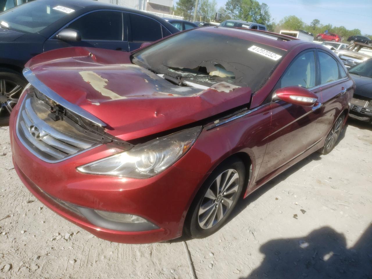 Photo 2 from auction – 2014 HYUNDAI SONATA SE with VIN 5NPEC4AC2EH831037