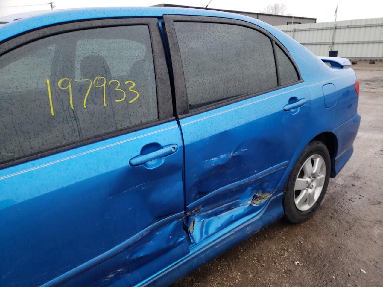 Photo 9 from auction – 2008 TOYOTA COROLLA CE with VIN 2T1BR32E28C936390