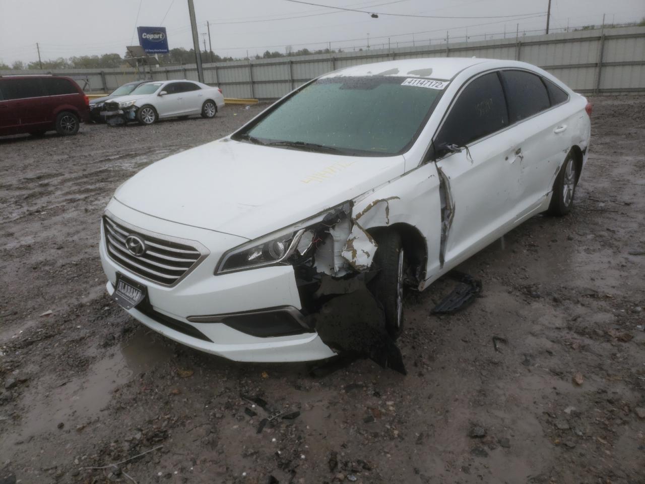 Photo 2 from auction – 2016 HYUNDAI SONATA SE with VIN 5NPE24AF9GH317654