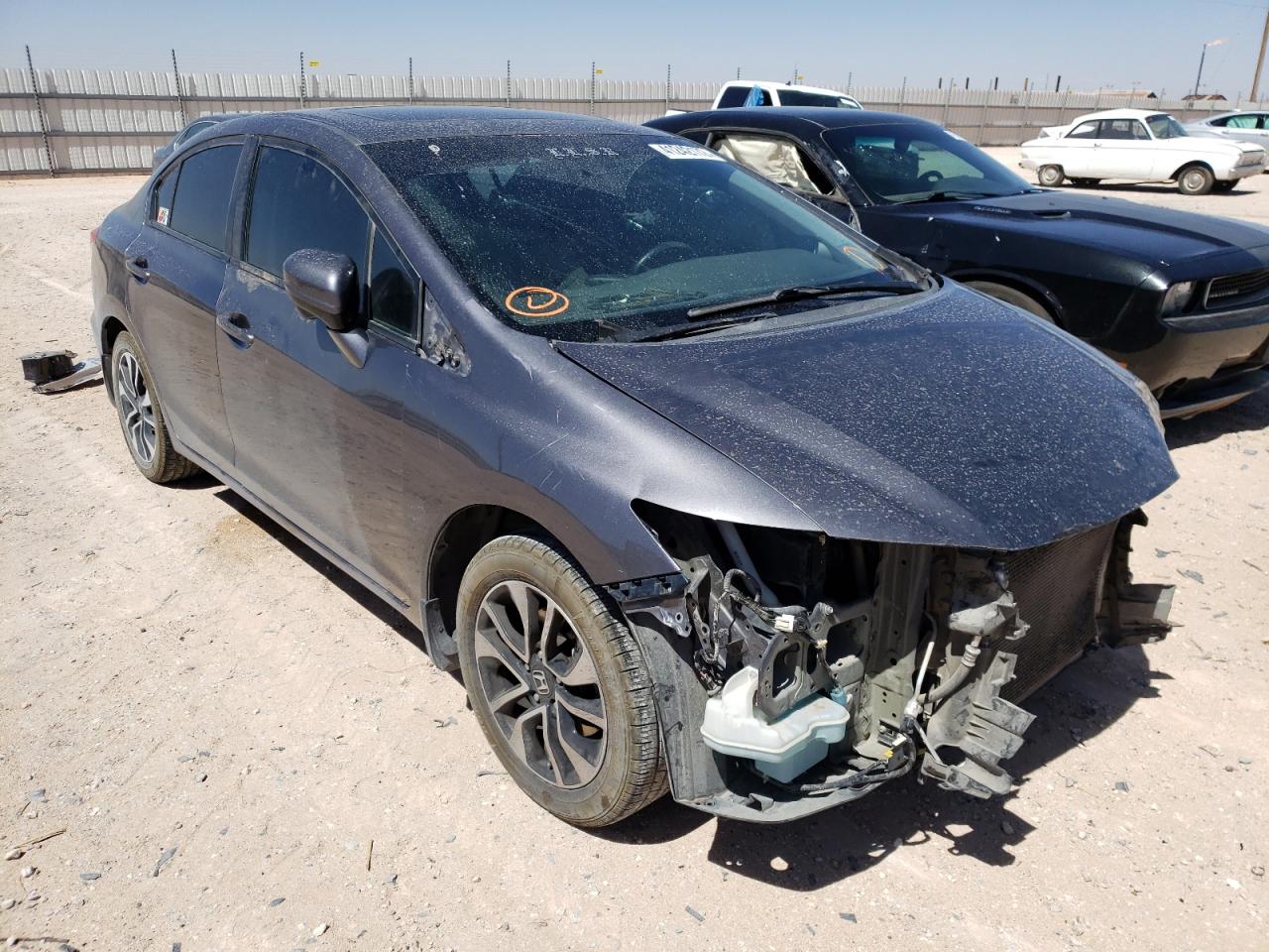 HONDA CIVIC EX 2014 with VIN 19XFB2F81EE000648 - Photo from auction