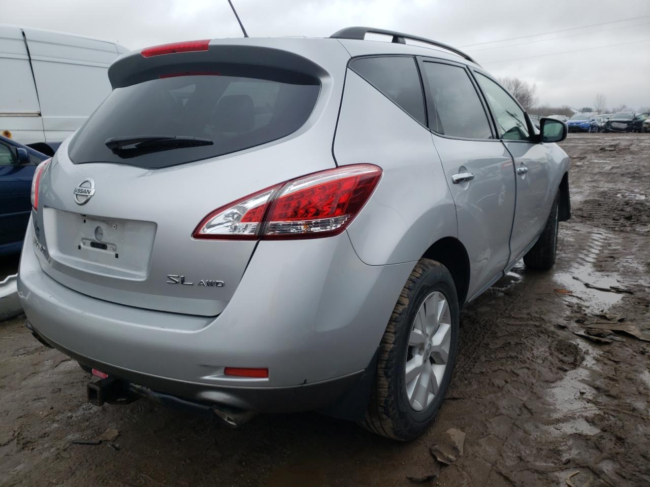 Photo 4 from auction – 2012 NISSAN MURANO S with VIN JN8AZ1MW6CW216214
