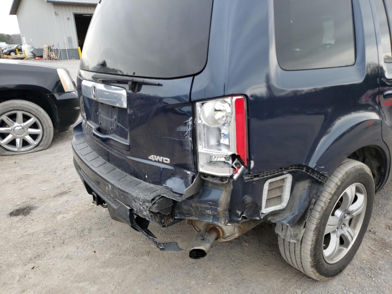 Photo 9 from auction – 2012 HONDA PILOT EXL with VIN 5FNYF4H52CB042605