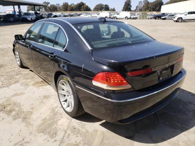 Photo 3 from auction – 2005 BMW 745 LI with VIN WBAGN63585DS58855