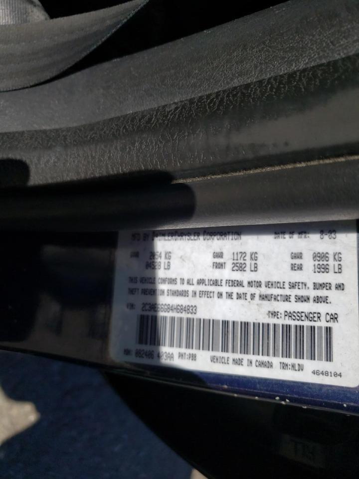 Photo 10 from auction – 2004 CHRYSLER 300M with VIN 2C3AE66G84H684833