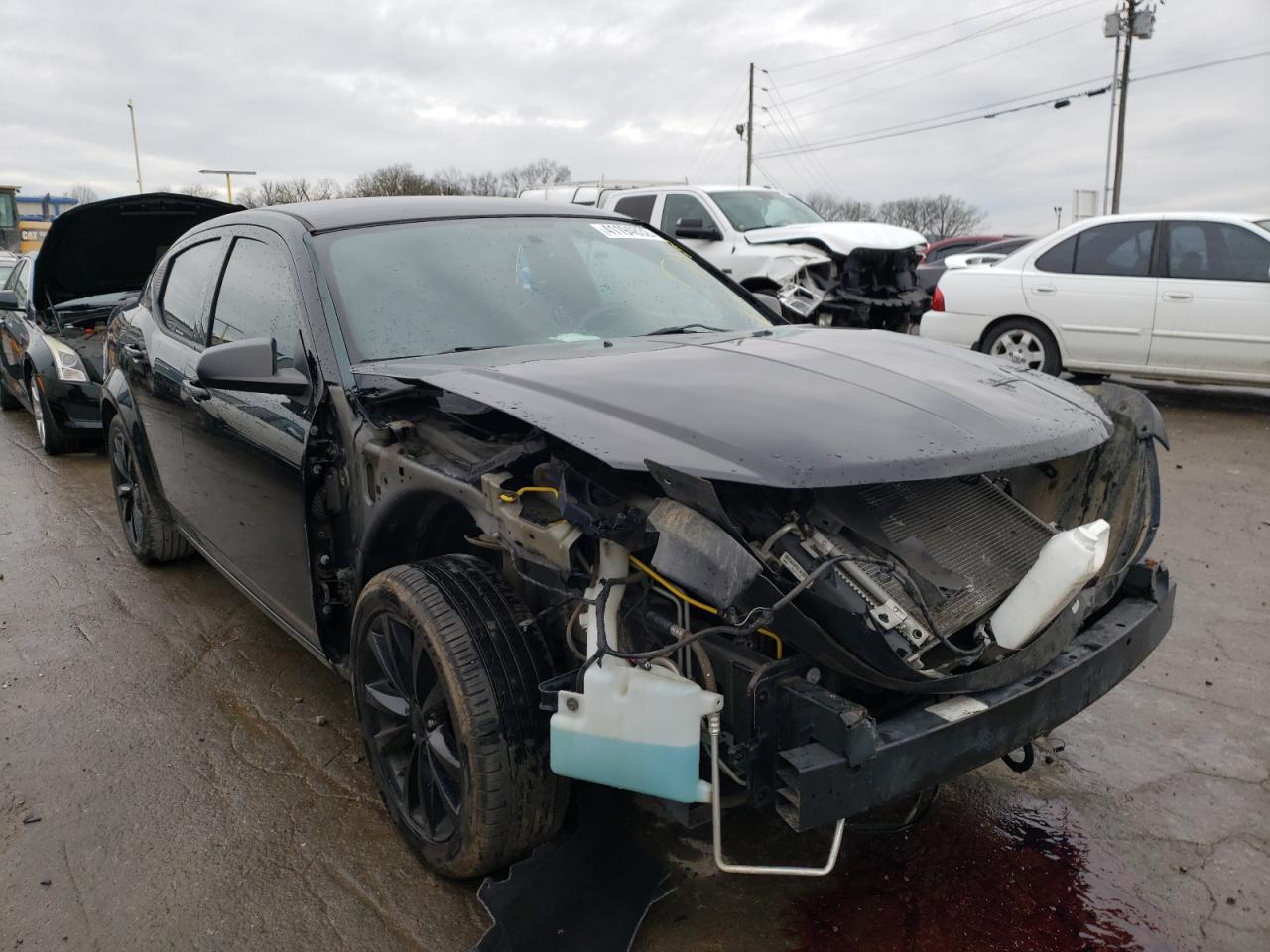 DODGE AVENGER SE 2014 with VIN 1C3CDZAB1EN167357 - Photo from auction