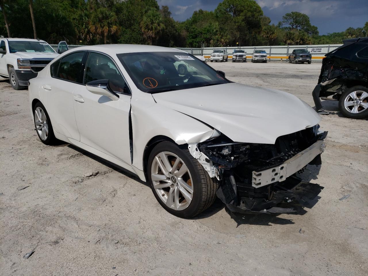 LEXUS IS 300 2021 with VIN JTHAA1D27M5114409 - Photo from auction