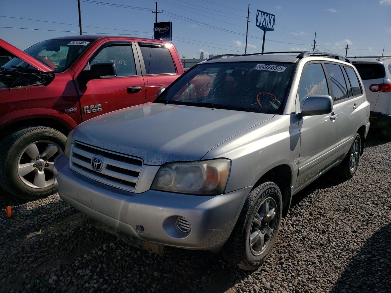 Photo 2 from auction – 2006 TOYOTA HIGHLANDER with VIN JTEDP21A560111227