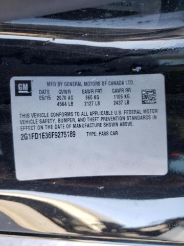 Photo 10 from auction – 2015 CHEVROLET CAMARO LT with VIN 2G1FD1E36F9275189