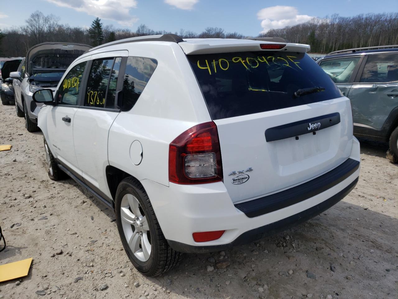 Photo 3 from auction – 2015 JEEP COMPASS SP with VIN 1C4NJDBB9FD248810