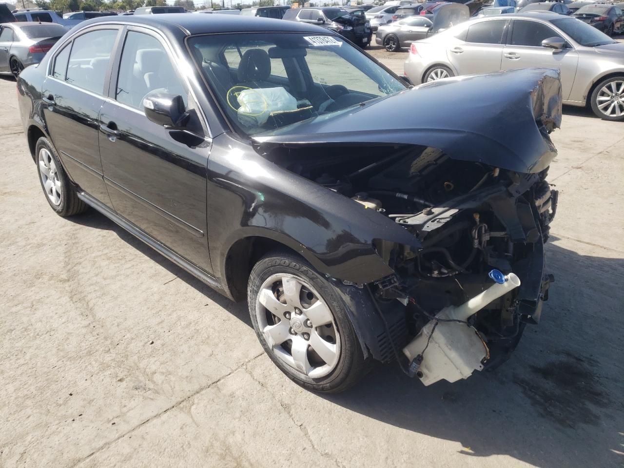 KIA OPTIMA LX 2010 with VIN KNAGG4A86A5436777 - Photo from auction