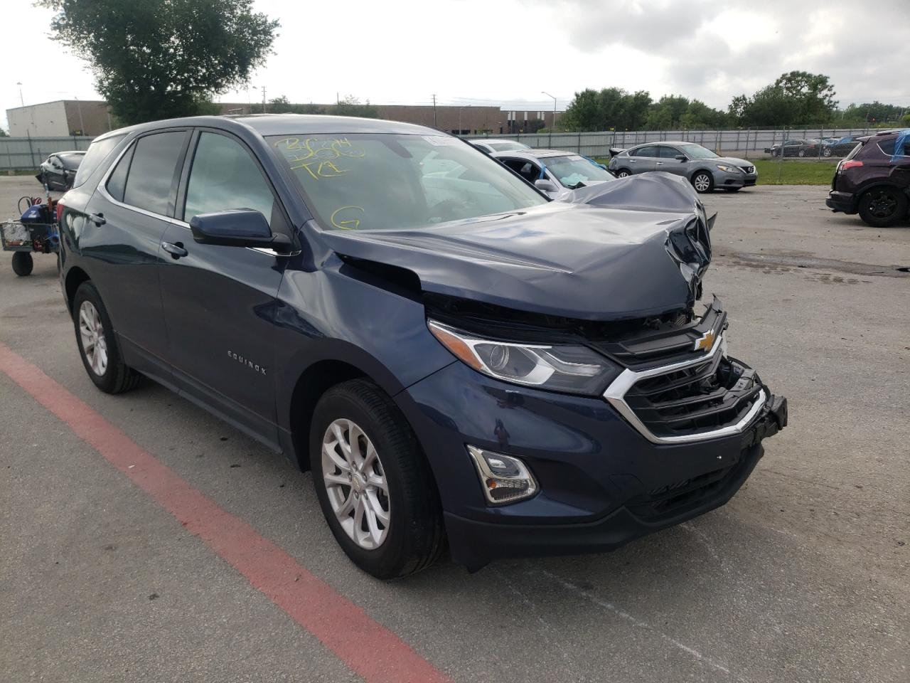 CHEVROLET EQUINOX LT 2018 with VIN 3GNAXJEV1JL363221 - Photo from auction