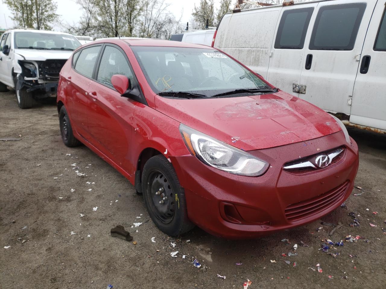 HYUNDAI ACCENT GLS 2014 with VIN KMHCT5AE3EU153219 - Photo from auction