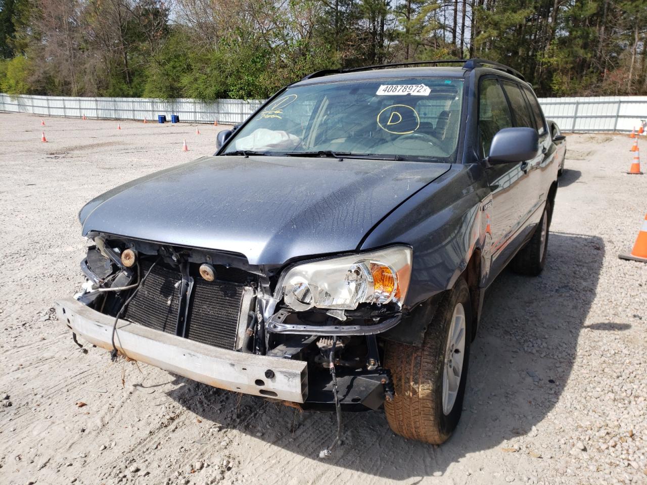 Photo 2 from auction – 2007 TOYOTA HIGHLANDER with VIN JTEEW21A670049538