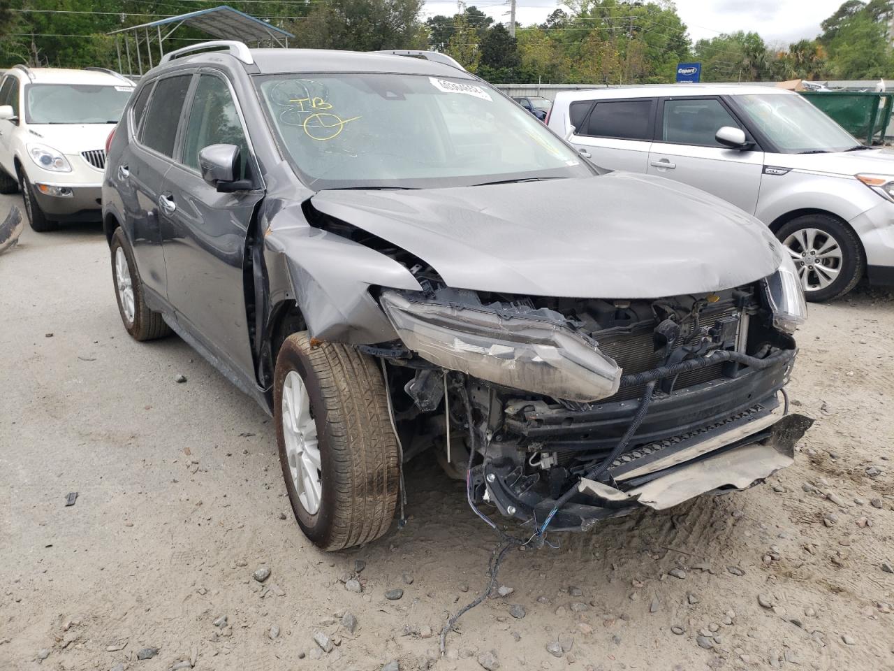 NISSAN ROGUE S 2019 with VIN KNMAT2MT2KP522926 - Photo from auction