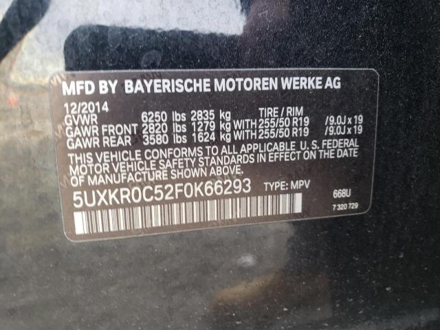 Photo 10 from auction – 2015 BMW X5 XDRIVE3 with VIN 5UXKR0C52F0K66293