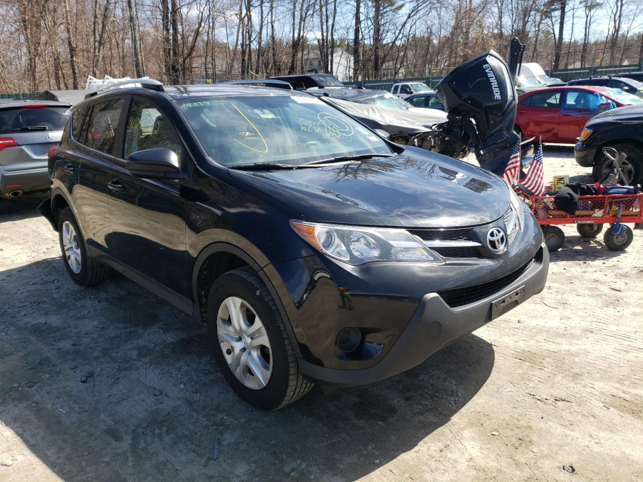 TOYOTA RAV4 LE 2015 with VIN 2T3BFREV2FW296319 - Photo from auction