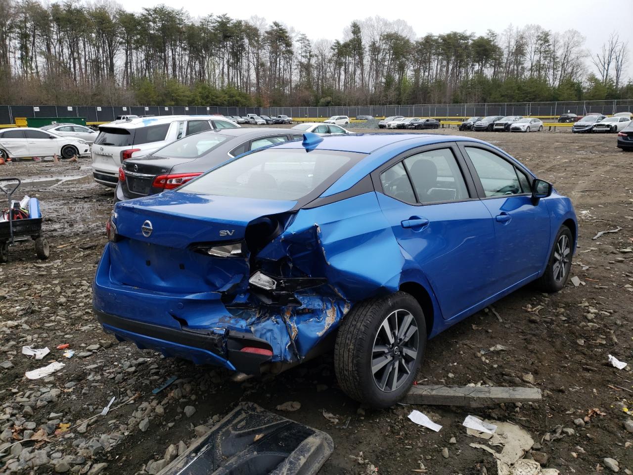 Photo 9 from auction – 2021 NISSAN VERSA SV with VIN 3N1CN8EV3ML841551