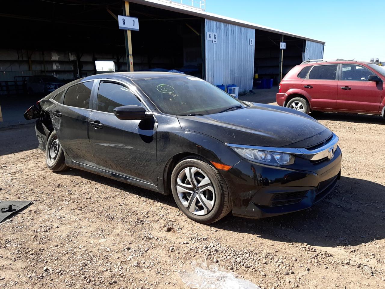 HONDA CIVIC LX 2017 with VIN 19XFC2F58HE224877 - Photo from auction