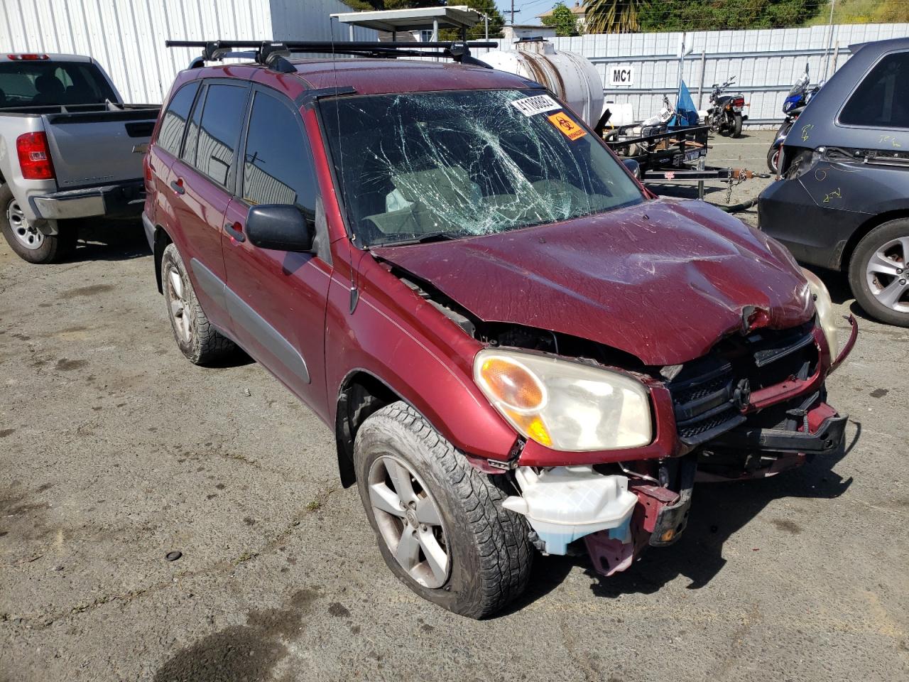 TOYOTA RAV4 2004 with VIN JTEHD20V540016176 - Photo from auction