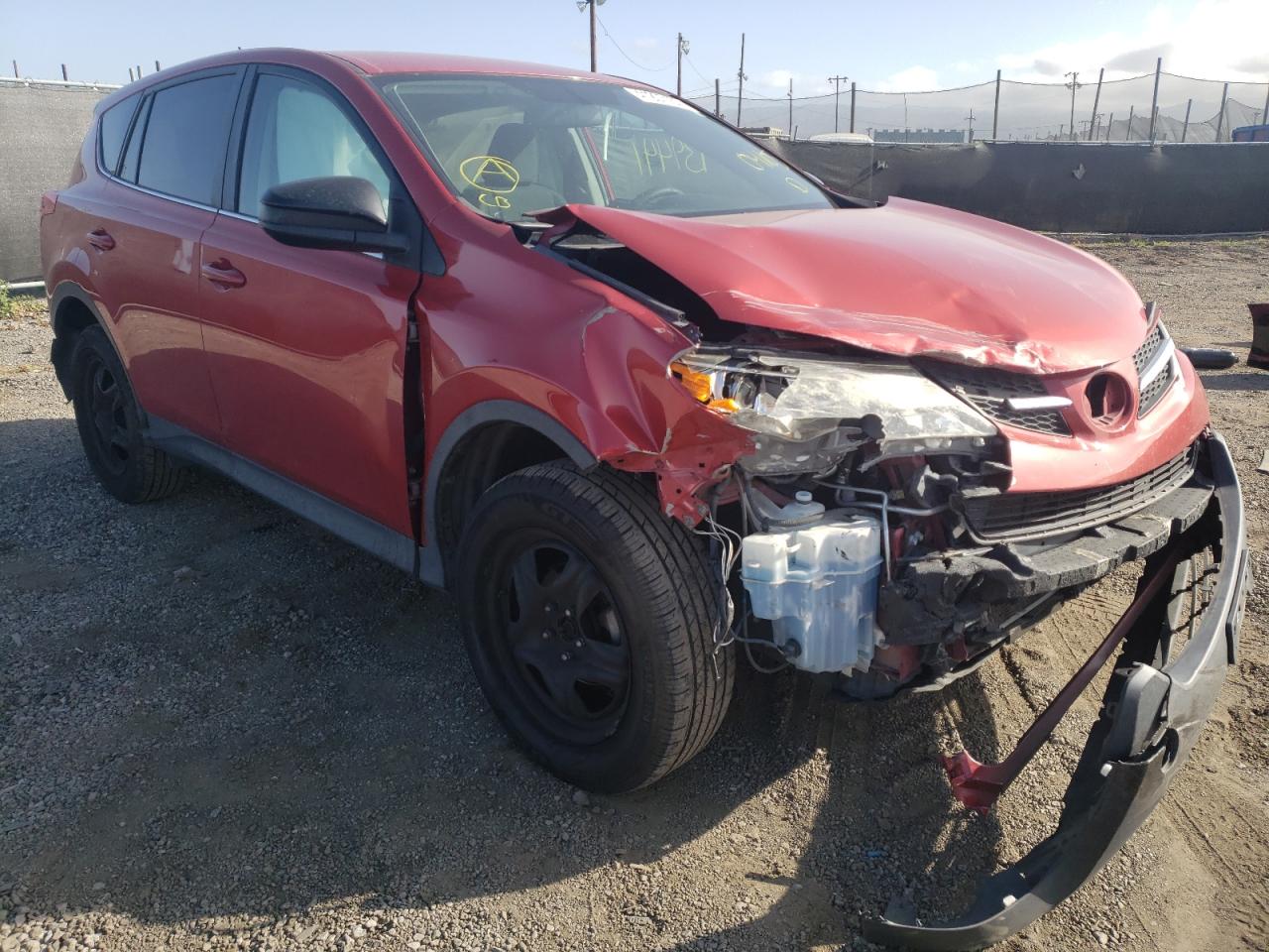 TOYOTA RAV4 LE 2015 with VIN 2T3BFREV3FW265550 - Photo from auction