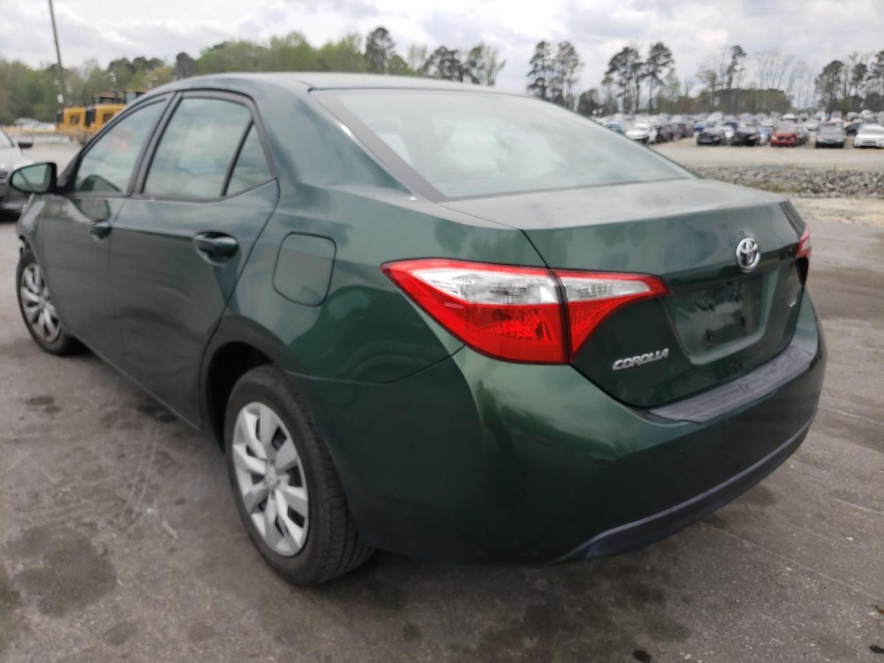 Photo 3 from auction – 2014 TOYOTA COROLLA L with VIN 2T1BURHE1EC056091