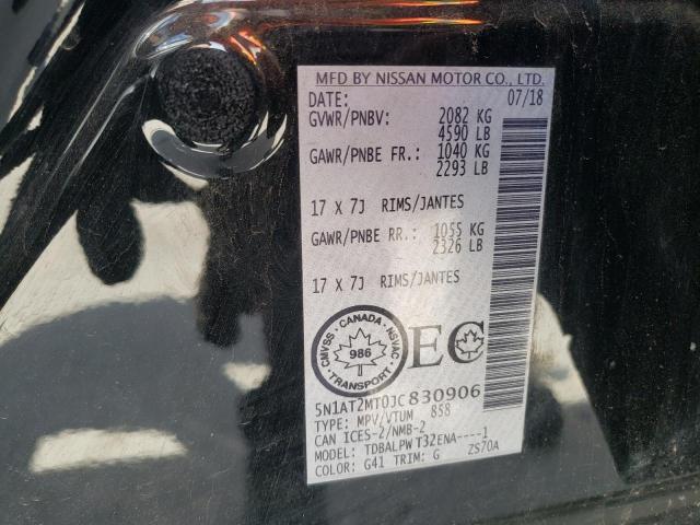 Photo 10 from auction – 2018 NISSAN ROGUE S with VIN 5N1AT2MT0JC830906