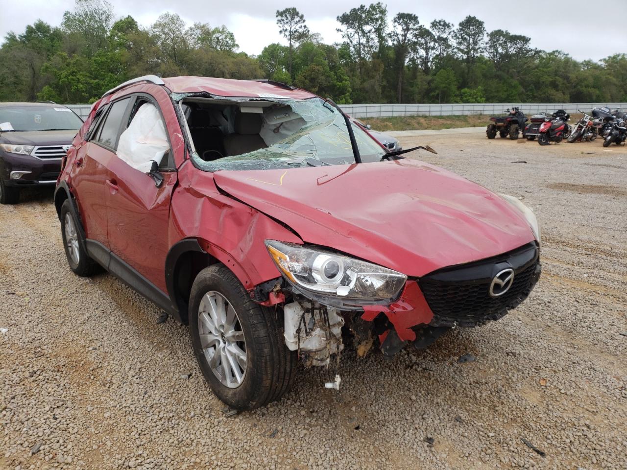 MAZDA CX-5 TOURI 2015 with VIN JM3KE2CY8F0522382 - Photo from auction