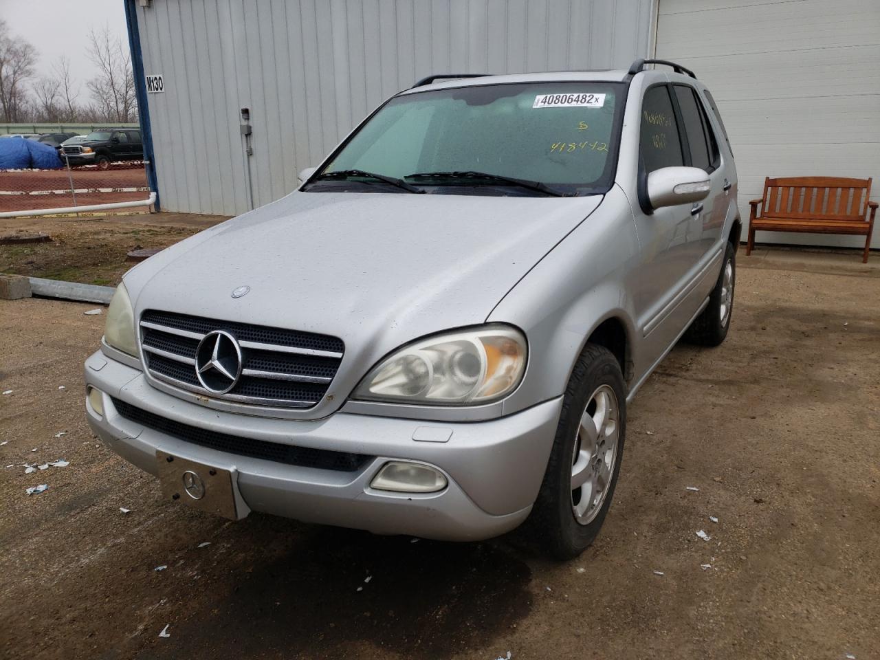Photo 2 from auction – 2003 MERCEDES-BENZ ML 500 with VIN 4JGAB75E83A418442