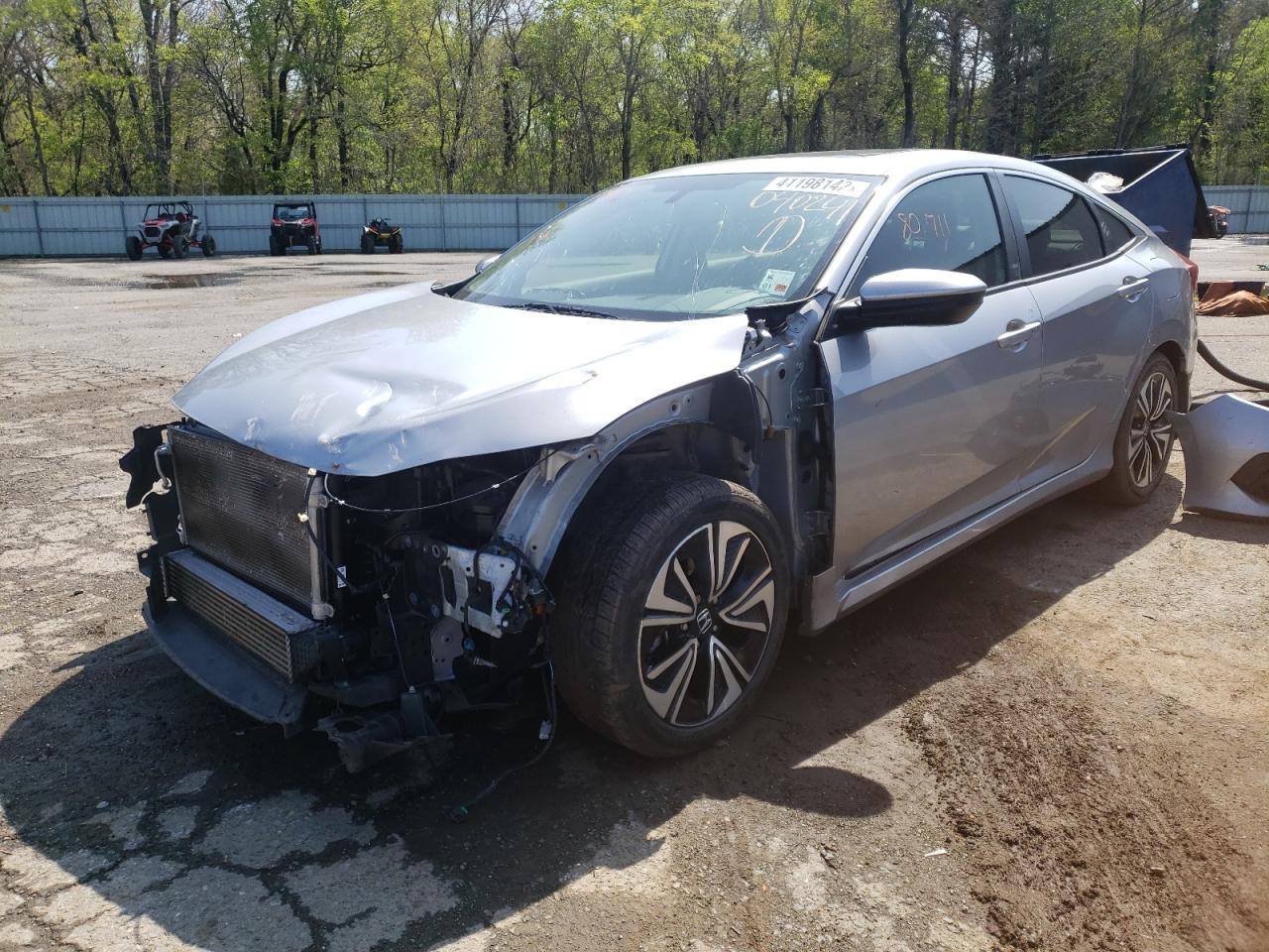Photo 2 from auction – 2018 HONDA CIVIC EXL with VIN JHMFC1F77JX040241