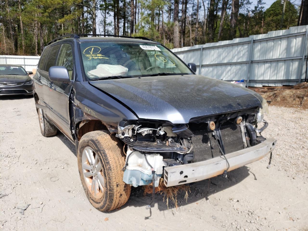 TOYOTA HIGHLANDER 2007 with VIN JTEEW21A670049538 - Photo from auction