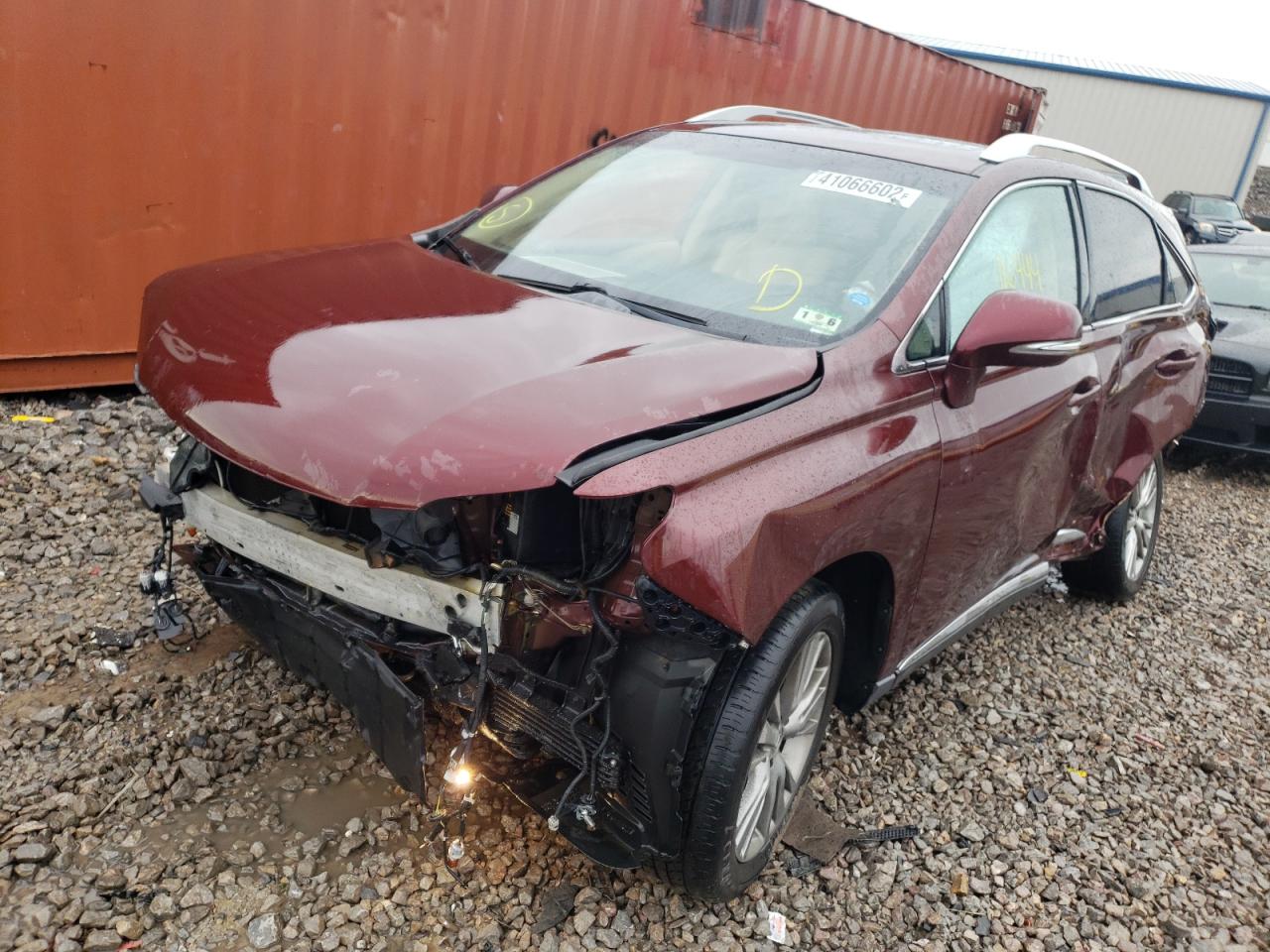 Photo 2 from auction – 2013 LEXUS RX 350 with VIN 2T2ZK1BA6DC131275