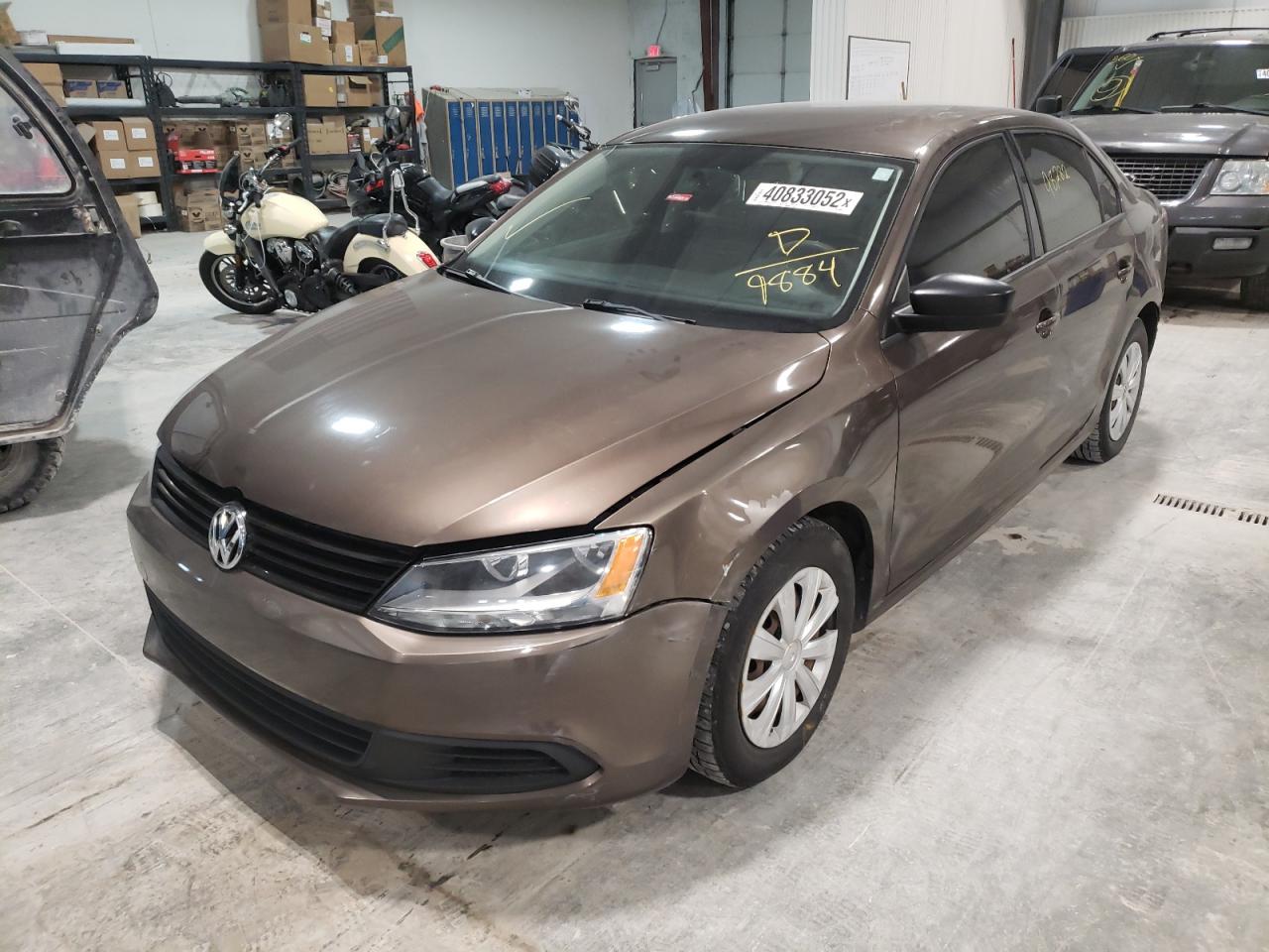 Photo 2 from auction – 2012 VOLKSWAGEN JETTA BASE with VIN 3VW2K7AJ5CM309884