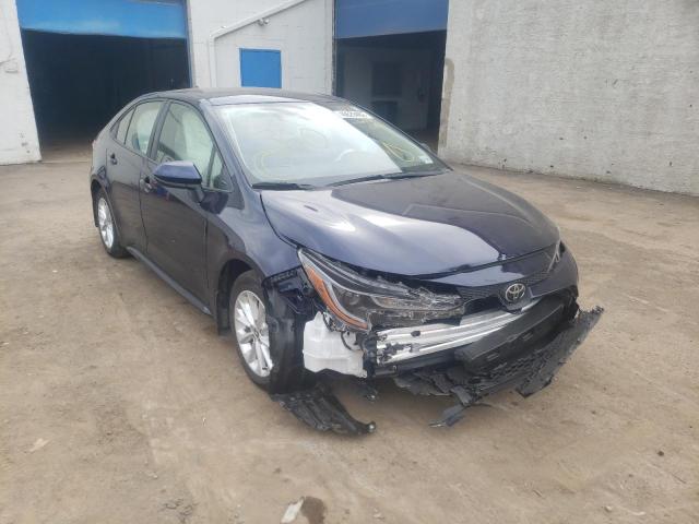TOYOTA COROLLA LE 2021 with VIN JTDVPMAE6MJ129573 - Photo from auction