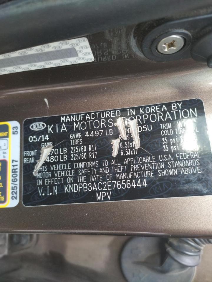 Photo 10 from auction – 2014 KIA SPORTAGE B with VIN KNDPB3AC2E7656444