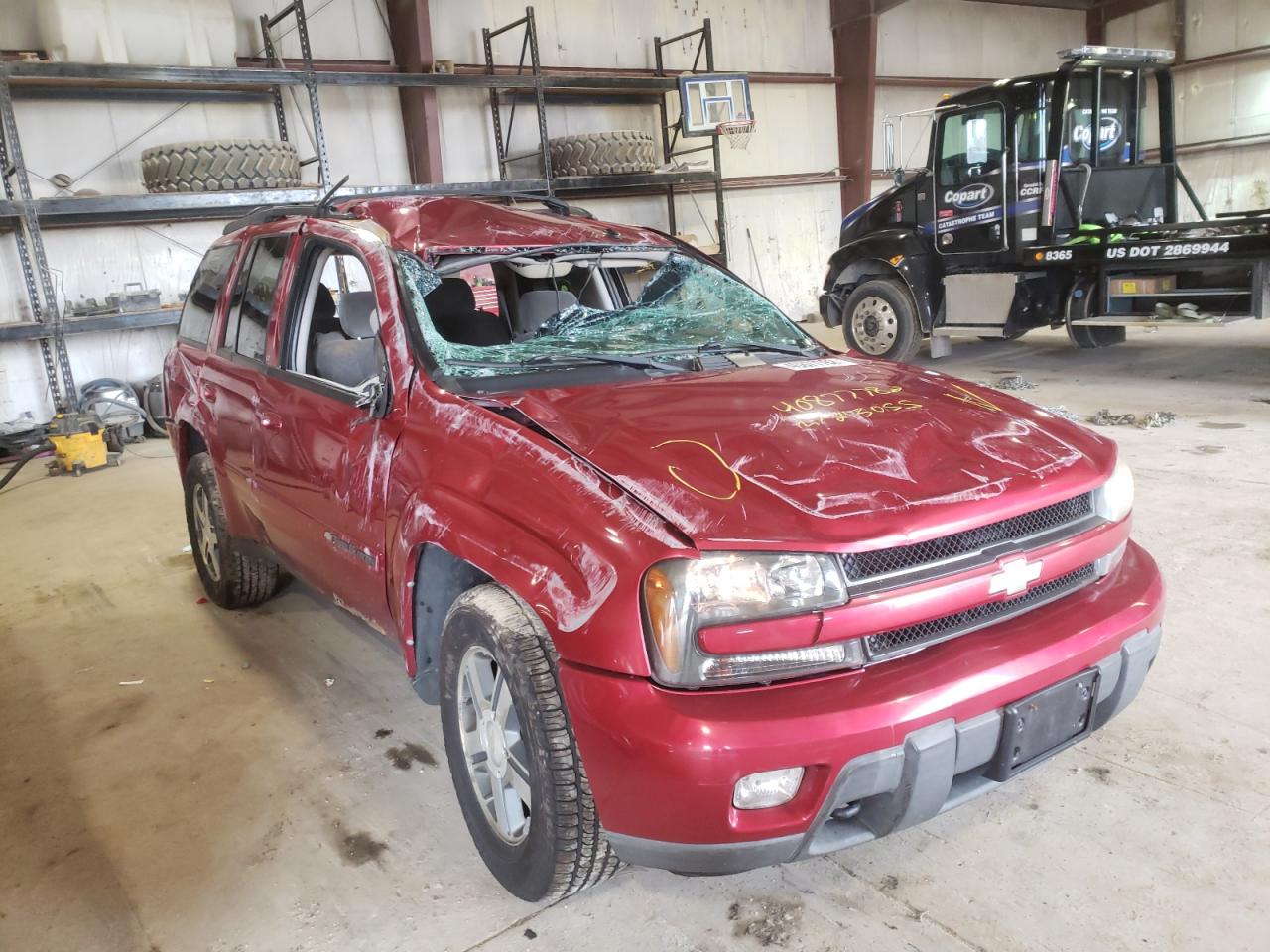Photo 1 from auction – 2004 CHEVROLET TRAILBLAZE with VIN 1GNDT13S242212492